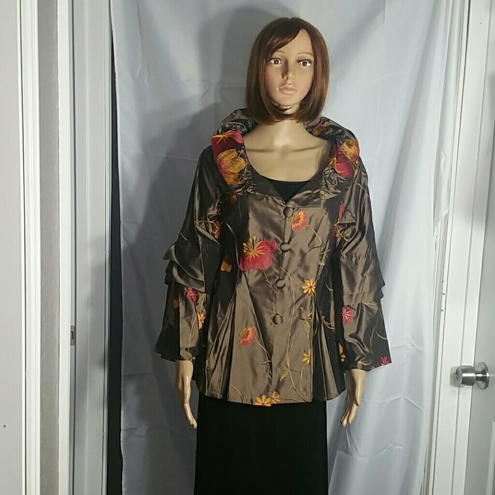 Dianaira woven silk water proof jacket